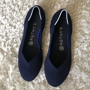 Rothy’s Navy blue Rounded toe ballet flat